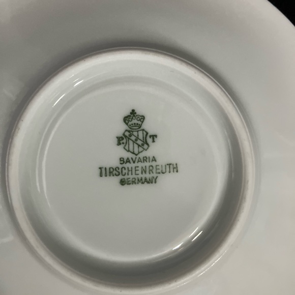 Vintage Replacement Saucer - Bavaria Tirschenreuth Germany - approx. 4 1/2” - Picture 4 of 8
